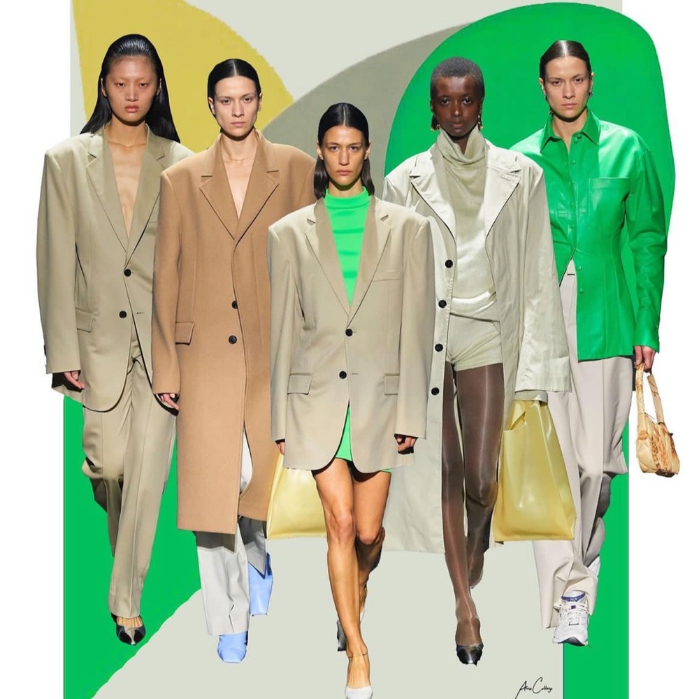 Kwaidan Editions Runway Green Mini Dress